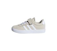 adidas VL Court 3.0 Hook And Loop Shoes Kids, Sneaker Unisex - Bambini e Ragazzi, Aluminium Cloud White Aluminium, 33 EU