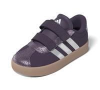 adidas VL Court 3.0 Shoes Infants, Scarpe Unisex-Bimbi 0-24, Aurora Plum/Zero Metalic/Pink Gum, 23 EU