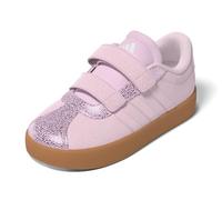 adidas VL Court 3.0 Shoes Infants, Scarpe Unisex-Bimbi 0-24, Clear Pink/Clear Pink/Gum, 24 EU