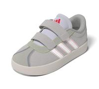 adidas VL Court 3.0 Shoes Infants, Scarpe Unisex-Bimbi 0-24, Dash Grey/Ftwr White/Lime Burst, 26 1/2 EU