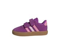 adidas VL Court 3.0 Shoes Infants, Scarpe Unisex-Bimbi 0-24, Flash Pink/Bliss Pink/Clear Pink, 21 EU