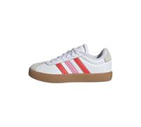 adidas VL Court 3.0 Shoes Kids, Scarpe Unisex - Bambini e Ragazzi, Ftwr White Bright Red Bliss Pink, 38 EU