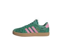 adidas VL Court 3.0 Shoes, Sneaker Donna, Court Green Bliss Pink Gold Met, 42 EU