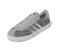 adidas VL Court 3.0 Shoes, Sneaker Donna, Grey Two Silver Met off White, 38 2/3 EU