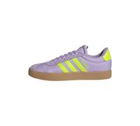adidas VL Court 3.0 Shoes, Sneaker Donna, Powder Plum Solar Slime Lucid Lemon, 40 2/3 EU