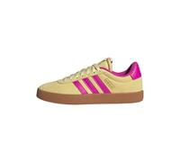 adidas VL Court 3.0 Shoes, Sneaker Donna, Powder Yellow Shock Pink Gold Met, 40 EU