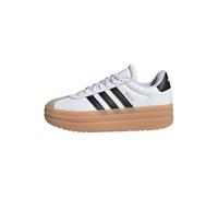 adidas VL Court Bold Lifestyle Shoe Junior, Scarpe, Cloud White/Core Black/Wonder Beige, 25 EU