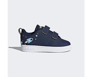 adidas Vs ADV mf Inf, Scarpe da Ginnastica Basse Unisex-Bambini, Blu (Conavy/Ftwwht/Eqtyel 000), 24 EU