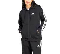 ADIDAS W 3S FL FZ HD BLACK JE1283 - NERO / XL