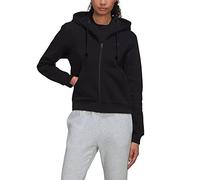 adidas W all Szn FZ HD Felpa con Cappuccio, Nero, M Donna