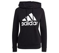 ADIDAS W Bl Ft HD, Felpa con Cappuccio Donna, Black/White, M