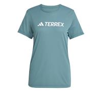 ADIDAS W Multi Log Tech Tee - Donna - Blu - Taglia S- modello 2025