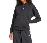 adidas Donna Essentials Small Logo Feel Cozy Hoodie, Black/White, M