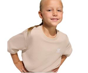 Adidas Waffle Bambini - Tute da ginnastica Beige - Taglia 117 - 122 CM - Jersey di cotone Beige 117 - 122 CM