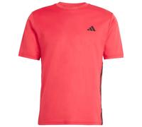 adidas - WE Base 3-Stripes Tee - Maglia funzionale S - Regular fuchsia