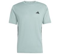 adidas - WE Base 3-Stripes Tee - Maglia funzionale S - Regular grigio