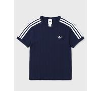 Adidas WMNS PINSTRIPE SHORT SLEEVE SLIM TEE women Shortsleeves blue in taglia:S