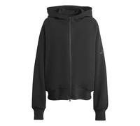 adidas Donna Soft Lux Full-Zip Hoodie Sweatshirt, Black, S