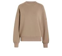 adidas Donna Soft Lux Loose Sweatshirt, Khaki Six, XXS