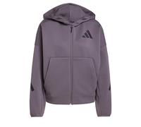 ADIDAS SPORTSWEAR Giacca di felpa sportiva 'Z.N.E. ' mocca / nero, Taglia XS-S