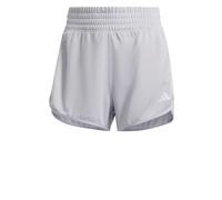 adidas Women Pacer Essentials Knit High-Rise Shorts Recycled Polyester Grey XS 5"