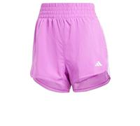 adidas Women Pacer Training 3-Stripes Woven High-Rise Shorts Recycled Polyester Purple XS 5"