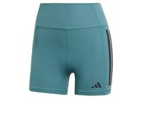 Adidas Optime 3 Stripes 3´´ Short Leggings Grigio S Donna