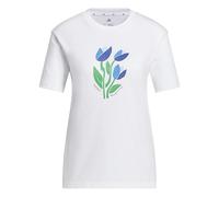 adidas Women T-Shirt Floral Bloom AT Your Own Pace Graphic