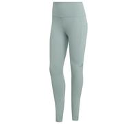 adidas - Women's Adi365 3-Stripes 1/1 - Leggings da running S - Regular turchese/grigio