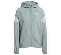 adidas - Women's Adi365 Branded 3-Stripes Jacket - Giacca da corsa S turchese/grigio