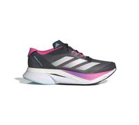 Adidas Women's Adizero Boston 12 Sneaker, Black/White/Carbon, 8