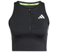 adidas - Women's Adizero Running Gel Pocket Crop Top - Reggiseno sportivo M nero