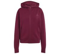 adidas - Women's D4T Workout Full Zip Hooded Sweatshirt - Felpa con cappuccio M rosso