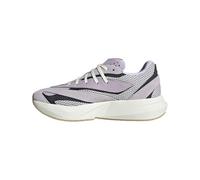 adidas Women's Lightstride Sneaker, Ice Lavender/Silver Metallic/Black, 5