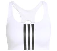 adidas - Women's Optime 3-Stripes MS Bra - Reggiseno sportivo L bianco