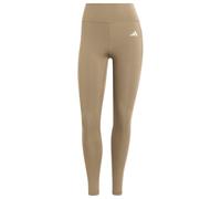 Womens adidas Optimé Essentials Stash Pocket Leggings A Tutta Lunghezza - Beige, beige XL