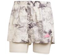 ADIDAS PERFORMANCE Pantaloni sportivi 'Own The Run' crema / grigio / rosa, Taglia XS-S