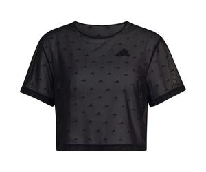 adidas - Women's Primelift Essentials Workout Boxy Mesh - Maglia funzionale S nero/grigio