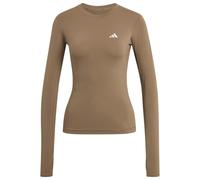 adidas - Women's Primelift Essentials Workout Contour L/S - Maglia a manica lunga L marrone