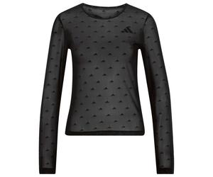 adidas - Women's Primelift Essentials Workout Mesh L/S - Maglia a manica lunga S nero/grigio