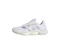 adidas Stabil 16 Indoor Shoes, Scarpe Sportive Donna, Cloud White/Silver Metallic/Grey One, 46 EU