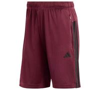 adidas - Workout Essentials Base 3-Stripes Pique Short - Pantaloncini S - Length: 9'' rosso