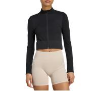 adidas Workout Essentials Knit Zip Through Women Felpe L Nero