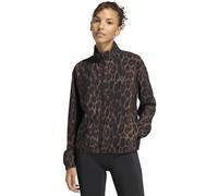 adidas Workout Essentials Leopard Woven Jr - giacca fitness - ragazza Brown/Black L