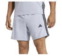 adidas Homme Workout Essentials Base 3 Stripes Woven Short, Halo Silver/Black, S 5 inch