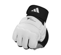 adidas WT Approved Taekwondo Fighter Gloves Martial Arts WTF TKD Combat Sports, Guanti da Combattimento Arti Marziali Unisex-Adulto, Bianco, M