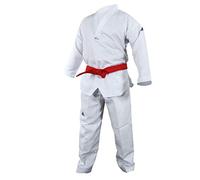 Adidas WT Taekwondo Student Dobok Senza Strisce Arti Marziali WTF Bambini Uniforme, Adidas WT Taekwondo Student Dobok Senza Strisce Arti Marziali WTF Adulti Bambini Uniforme, ADITS01, Bianco, 180 cm