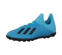 adidas X 19.3 Tf J, Scarpe da Calcio Bambino, Bleu Cyan Noir Rose Flash, 30 EU