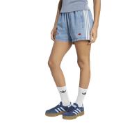 Adidas Originals Coca-cola Denim Shorts Blu M Donna