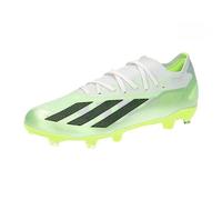 adidas X Crazyfast.2 Fg, Football Shoes (Firm Ground) Unisex-Adulto, Ftwr White/Core Black/Lucid Lemon, 38 EU